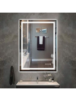 100  cm  Ledli Banyo Aynası-Konsol Makyaj Aynası