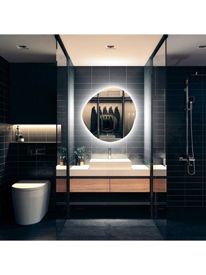 60  cm  Ledli Banyo Aynası-Konsol Makyaj Aynası
