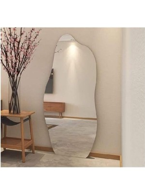 160  cm  Asimetrik Duvar Boy Aynası - Konsol Üstü Salon Dekorasyon AYNASI-110