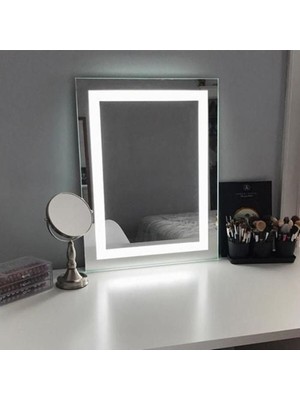 90  cm  Ledli Banyo Aynası-Konsol Makyaj Aynası