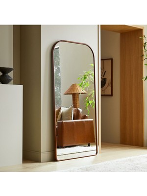 200 x 80  cm  Oval Kenarlı Büyük Boy Dekorasyon Aynası - 1