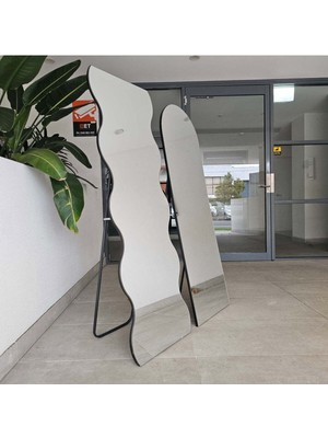 190 x 60 Oval Boy Aynası - Ayaklı Çerçevesiz Özel Tasarım Dekoratif - Pinterest Tasarım