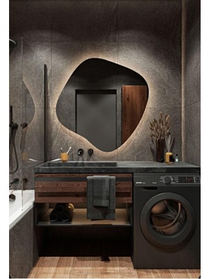 70  cm  Ledli Banyo Aynası-Konsol Makyaj Aynası