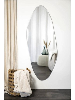 170  cm  Asimetrik Duvar Dekorasyon Aynası - Konsol Üstü Salon Dekorasyon AYNASI-625