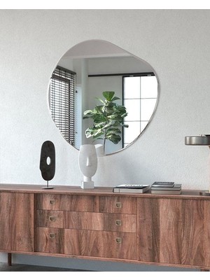 180  cm  Asimetrik Duvar Dekorasyon Aynası - Konsol Üstü Salon Dekorasyon AYNASI-144