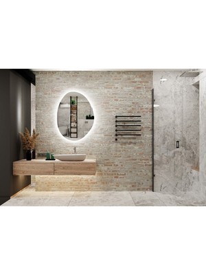 60  cm  Ledli Banyo Aynası-Konsol Makyaj Aynası