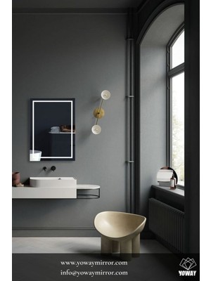 70  cm  Ledli Banyo Aynası-Konsol Makyaj Aynası