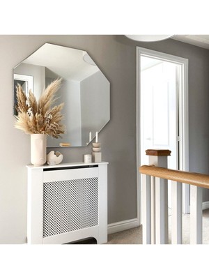 100  cm  Asimetrik Duvar Dekorasyon Aynası - Konsol Üstü Salon Dekorasyon AYNASI-865