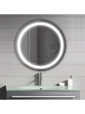90  cm  Ledli Banyo Aynası-Konsol Makyaj Aynası