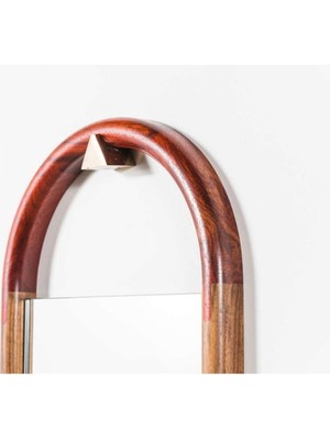 180  cm  Dekoratif Özel Üretim Duvar Boy Aynası-Doğal Ahşap Masif ÇERÇEVELI(ÖZELLEŞTIRILEBILIR)-333