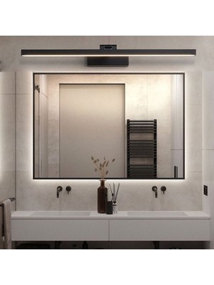 90  cm  Ledli Banyo Aynası-Konsol Makyaj Aynası
