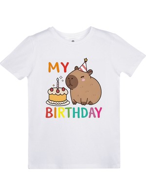 Capybara Baskılı Çocuk Tshirt