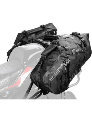 Rhinowalk Su Geçirmez Motosiklet Çantası (M Beden) 9+9=18Litre Hacim