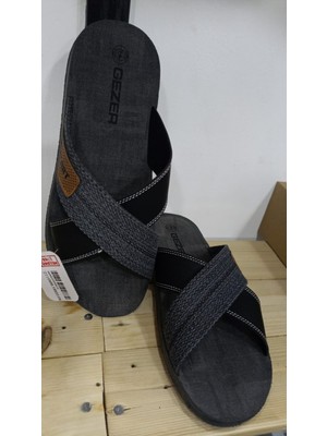 Gezer Yeni Sezon Rahat Taban Çapraz Bağlı Yazlık Erkek Terlik