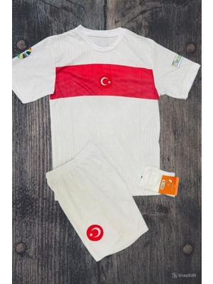 Türkiye Isimsiz Beyaz  Çocuk  Forması 3 Lü Set