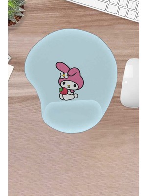 Karmat Damla, Bilek Destekli Konforlu Mousepad, Baskılı, Bilgisayar Laptop Aksesuarı