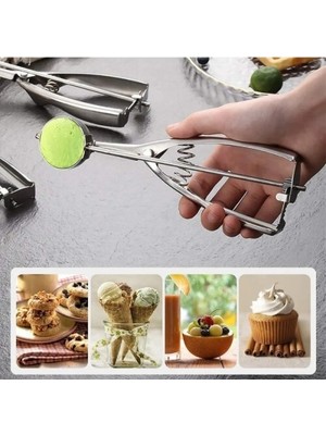 Çelik Dondurma Kaşığı