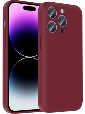 İ She iPhone 14 Pro Kılıf Gizli Kart Bölmeli ve Kamera Korumalı Katro Premium Silikon Kapak