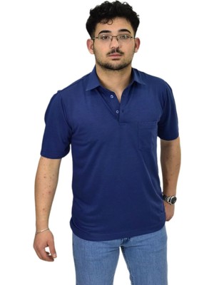 Erkek Gömlek Yaka Tişört T6064 BGL-ST04541