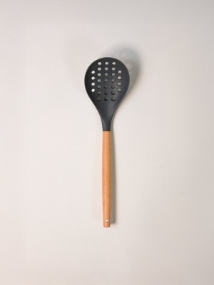 Natura Bambu Saplı Delikli Kaşık