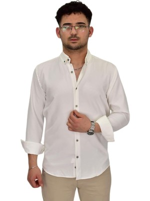 Erkek Spor Silim Fit Uzun Kol Gömlek G5019 BGL-ST04493