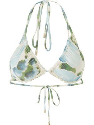 Şık Ikili Dikişli Bikini Üstü