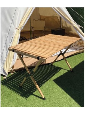 Campout Katlanır Ahşap Masa