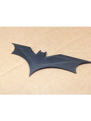 Modelerman Design Batman Kara Şövalye Sembolü Siyah 26130