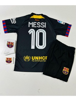 B.a.r.c.e.l.o.n.a 2024/25 Yeni Sezon Lionel Messi Konsept Çocuk Forması 4'lü Set (Armalı)