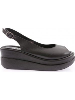 Dgn 21001-22Y Kadin Dolgu Topuk Sandalet