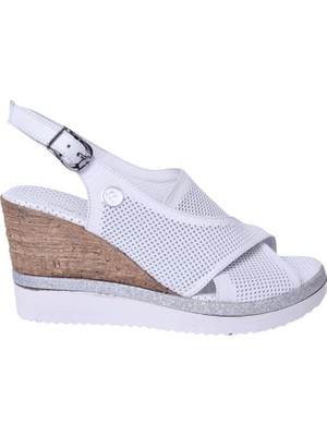 Mammamia D25YS-2640 Kadın Deri Sandalet