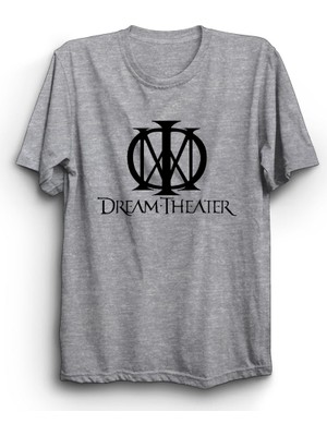 Dream Theater, Logo,  Rock Metal Müzik Grubu Baskılı Unisex %100 Pamuk Tişört