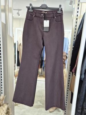 Yusuf Özdemir Ispanyol Paça Pantolon Kahve