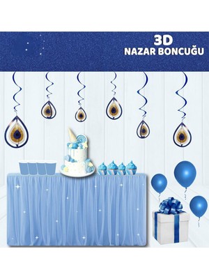 3D Tavan Süs Nazar Boncuğu