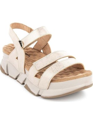 Muya Olimba 34201-002 Anatomik Taban Kadın Sandalet Bej 36-40