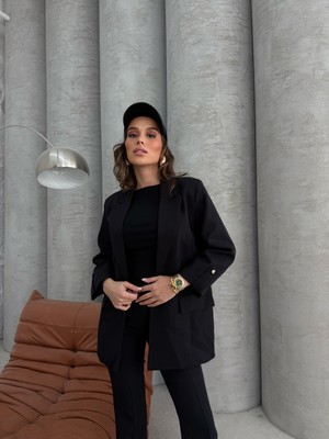 Siyah Blazer Ceket