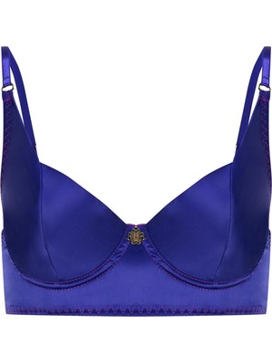 Addria Saks Mavisi Saten Balconette Sütyen