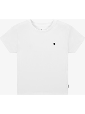 Converse Slim Fit Kadın Beyaz T-Shirt.102