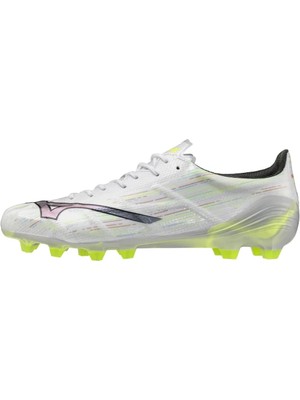 Mizuno Alpha 2 Elite Erkek Krampon Beyaz / Sarı
