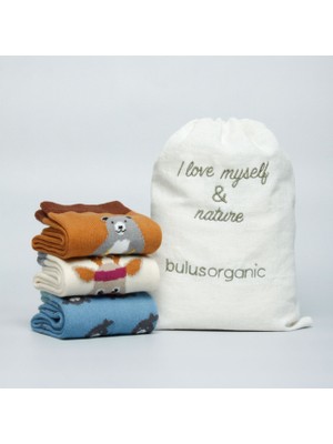 3'lü Kız Çocuk Soket Hayvanlı Okul Çorap