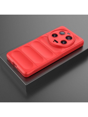 Vendas Xiaomi Mi 13 Ultra Kılıf Esnek TPU Oyuklu Arka Yüzey Tasarımlı Zore Etnik Silikon Kapak