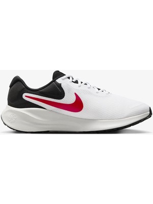 Nike Revolution 7 Erkek Beyaz Yürüyüş ve Koşu Ayakkabısı Kauçuk Taban ile Yüksek Konfor