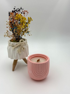 Japon Kiraz Çiçeği Kokulu Mum Soya Wax Doğal Dekoratif Mum