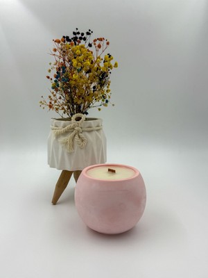 Japon Kiraz Çiçeği Kokulu Mum, Soya Wax Doğal Dekoratif Mum