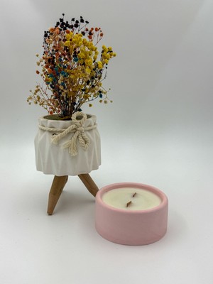 Japon Kiraz Çiçeği Kokulu Mum Soya Wax Doğal Dekoratif Mum