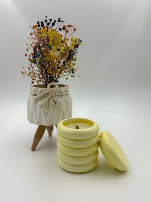 Kavun Kokulu Mum, Soya Wax Doğal Dekoratif Mum