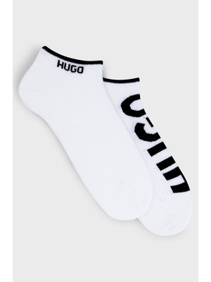 Hugo Logolu Streç Pamuklu 2 Pack Çorap Erkek Çorap 50468111 100