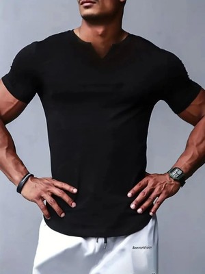 Defy Moda Erkek Kısa Kollu V Yaka Süprem T-Shirt