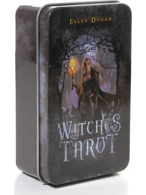 Dükkan Design Metal Kutulu Tarot Kartları - Withches Tarot