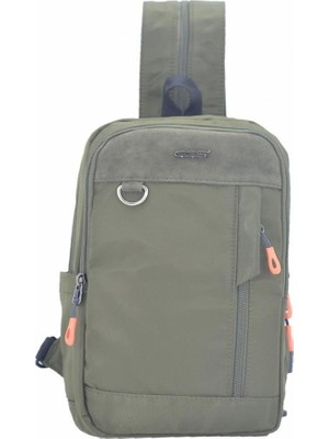 Ççs 71296 Usb Çapraz Omuz Çantası Yeşil